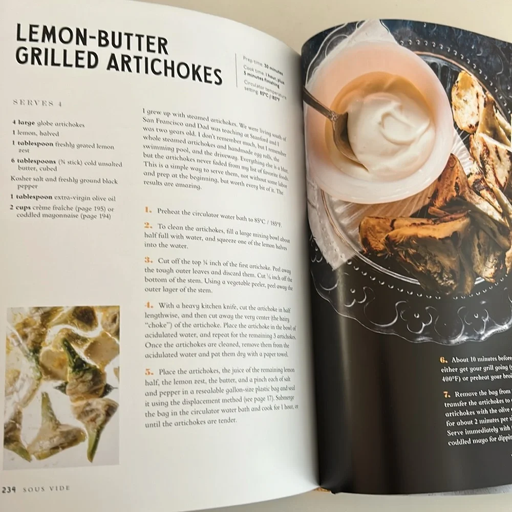 Sous Vide Better Home Cooking Hardcover